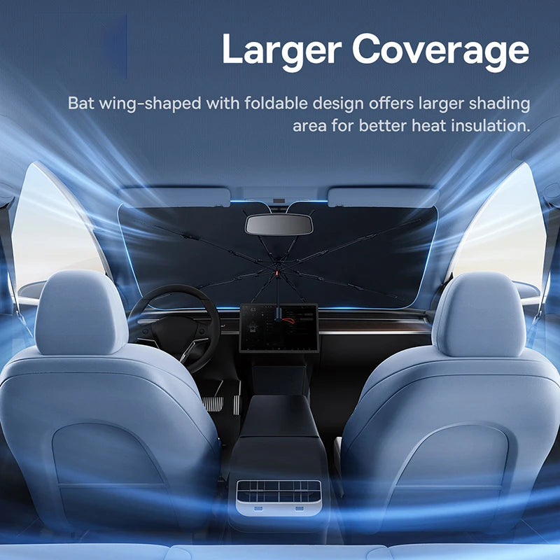 Windshield Sunshade Umbrella Hemmed Edges Cover Protector Parasol Car Summer Sun Protection Front Window Sun Shade